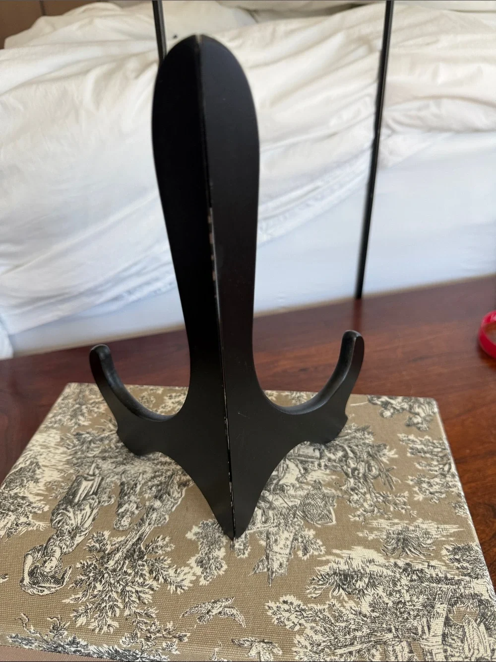 Black Folding Display Easel Stand for Plates & Frames
